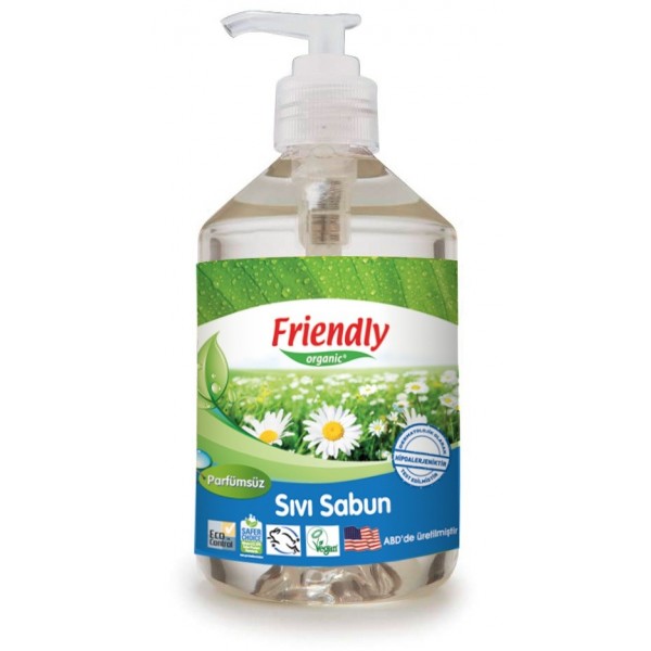 Friendly Organic Sıvı El Sabunu Parfümsüz - 500 ml